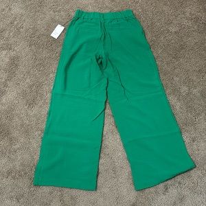 Wide leg dress pants- target, size 2, emerald green, full length. New w tags